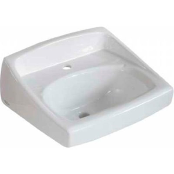 Distribution Point American Standard® 0356.421.020 Lucerne Wall-Hung Sink, Single Hole Faucet 0356.421.020